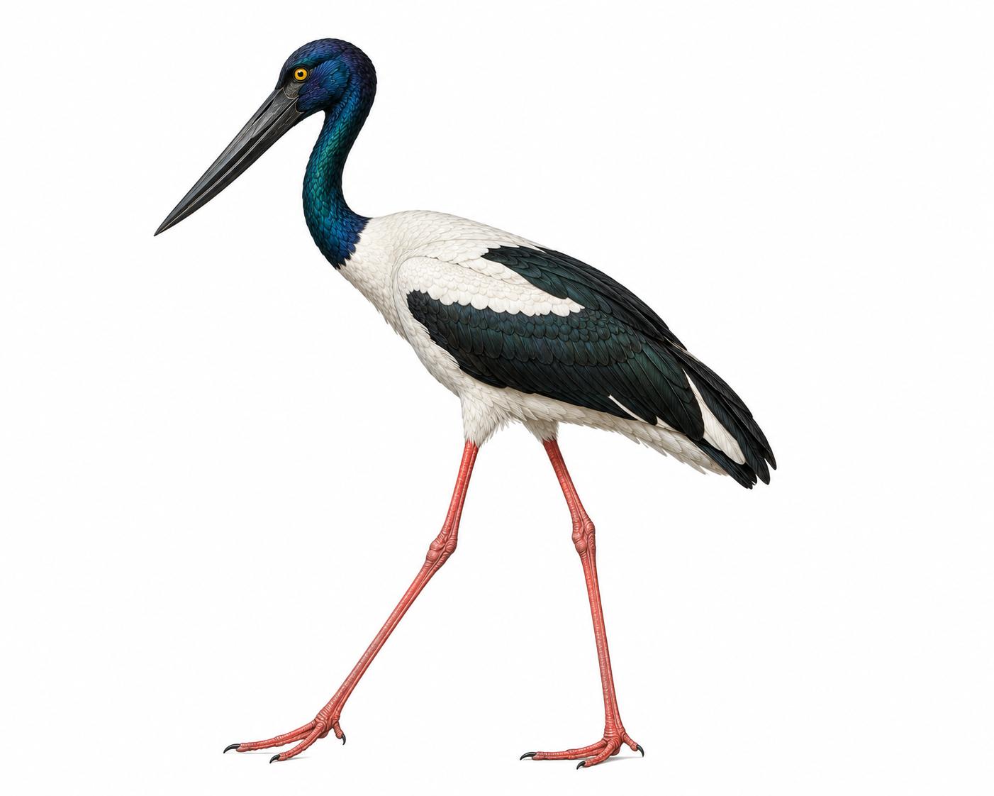 Black-necked Stork