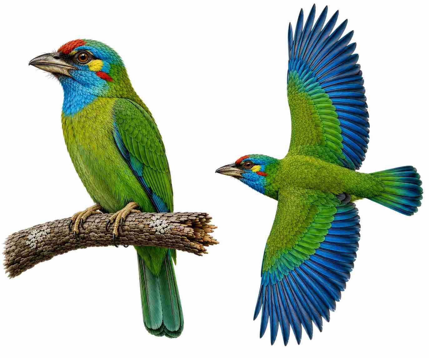 Blue-throated Barbet
