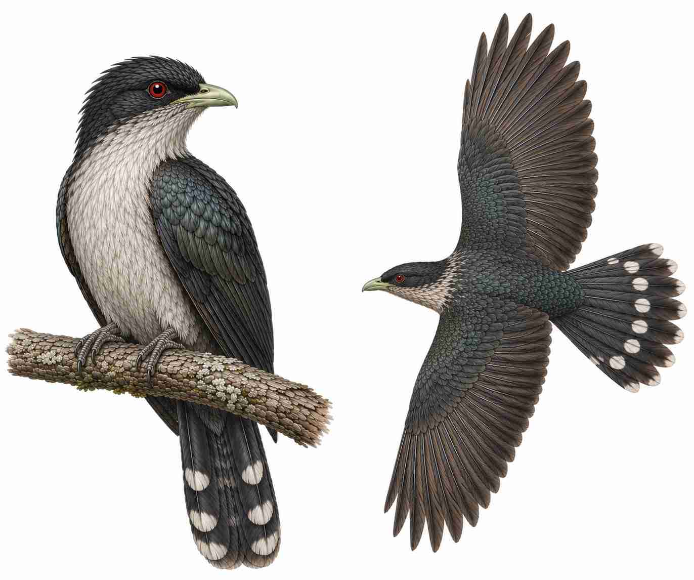 Green-billed Malkoha