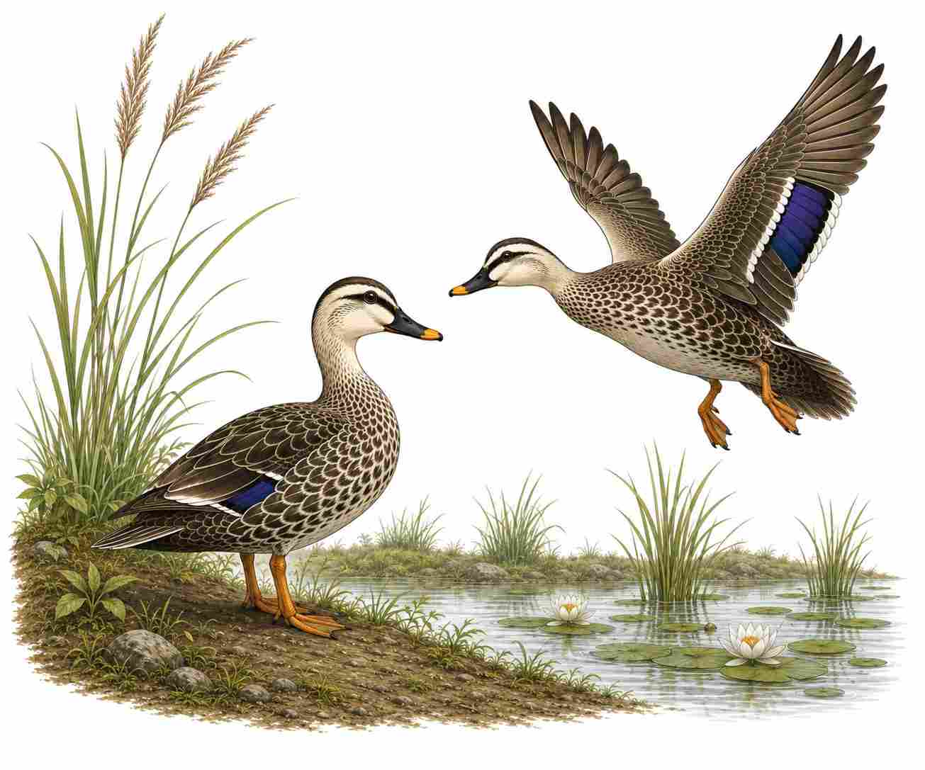 Indian Spot-billed Duck