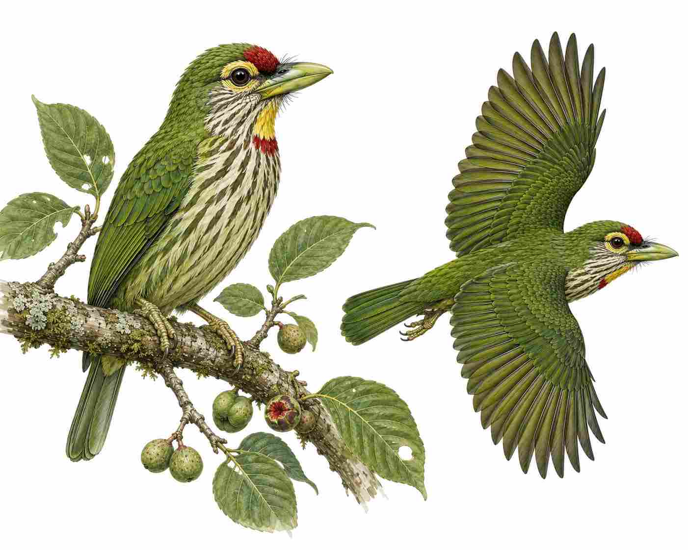 Lineated Barbet