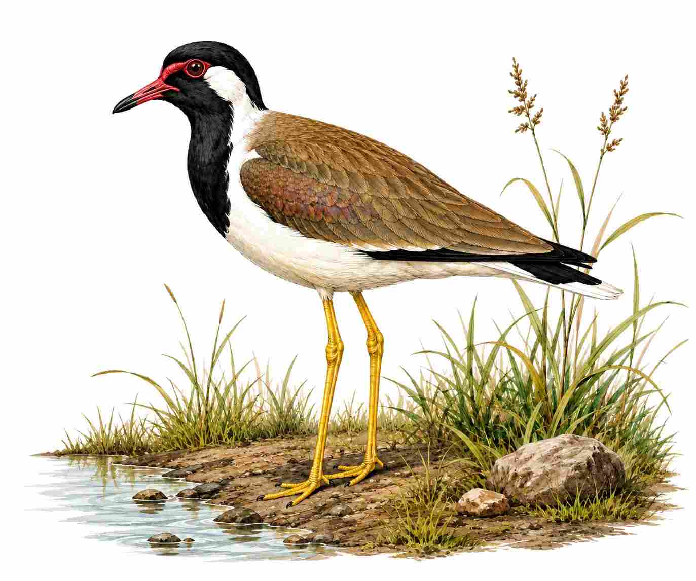Red-wattled Lapwing