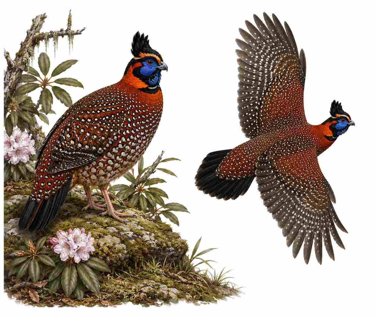 Satyr Tragopan