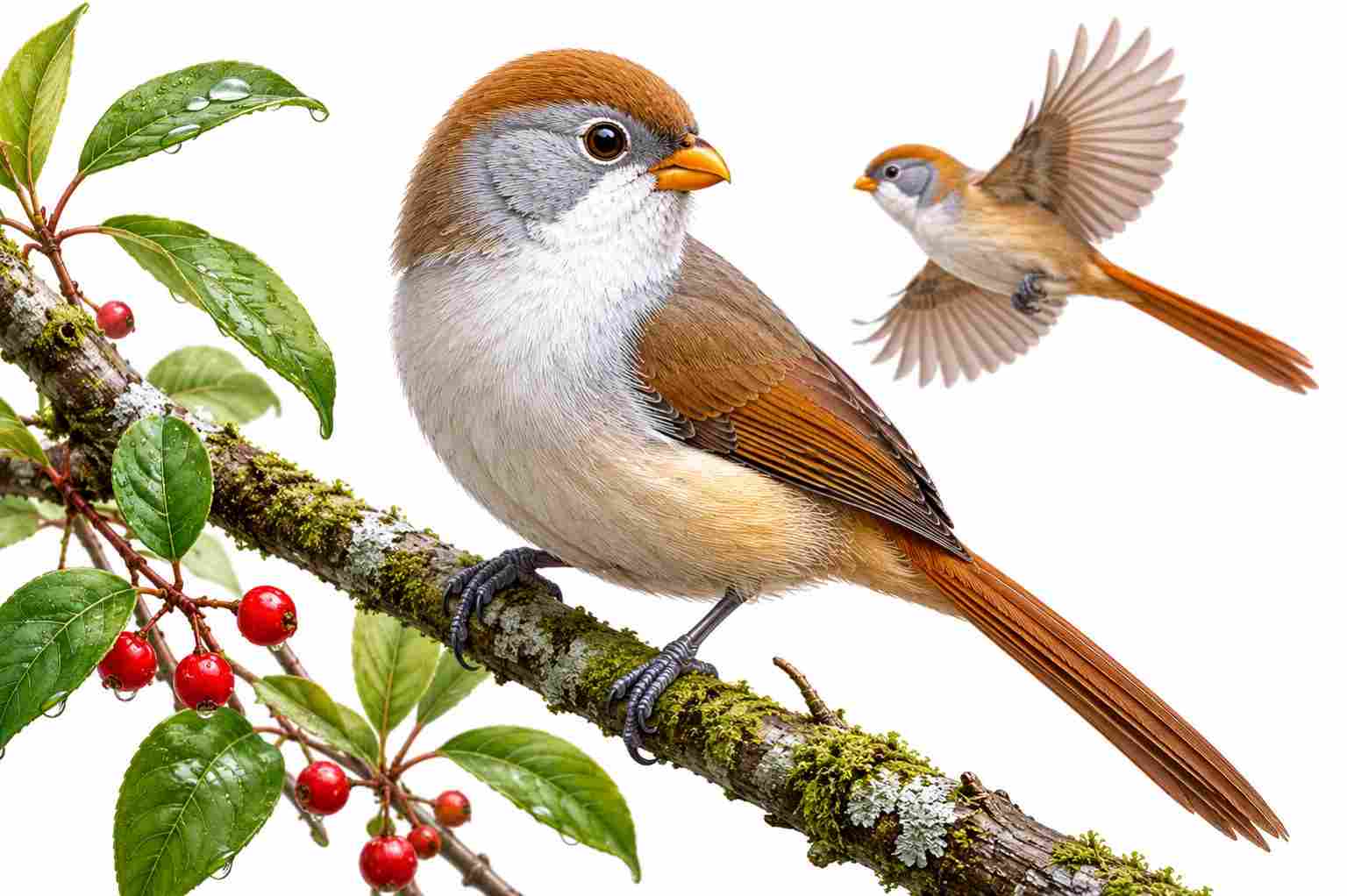 White-breasted Parrotbill
