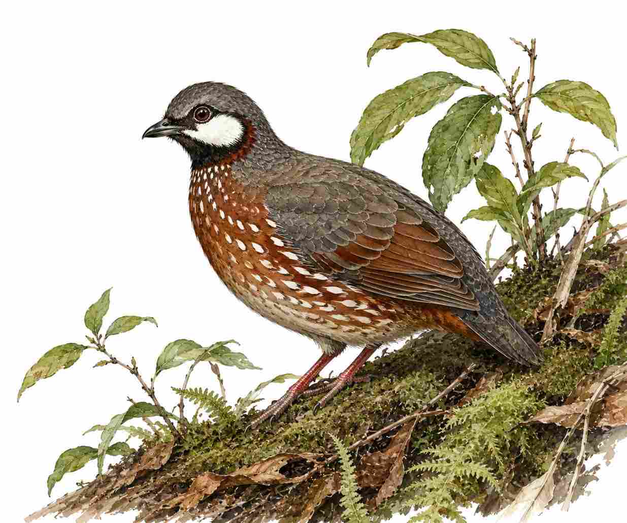 White-cheeked Partridge
