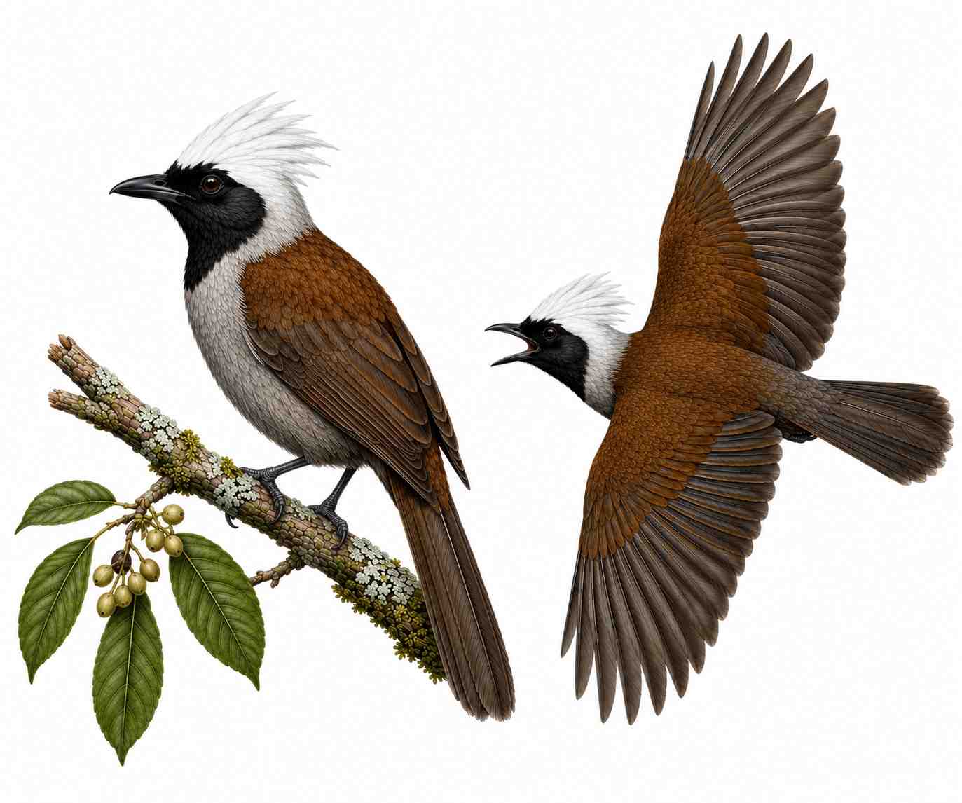 White-crested Laughingthrush