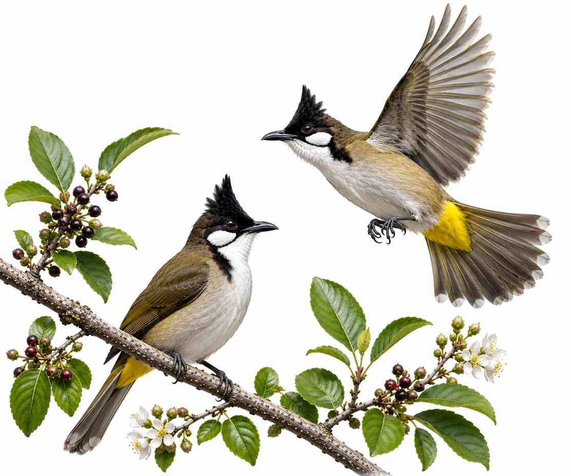 White-throated Bulbul