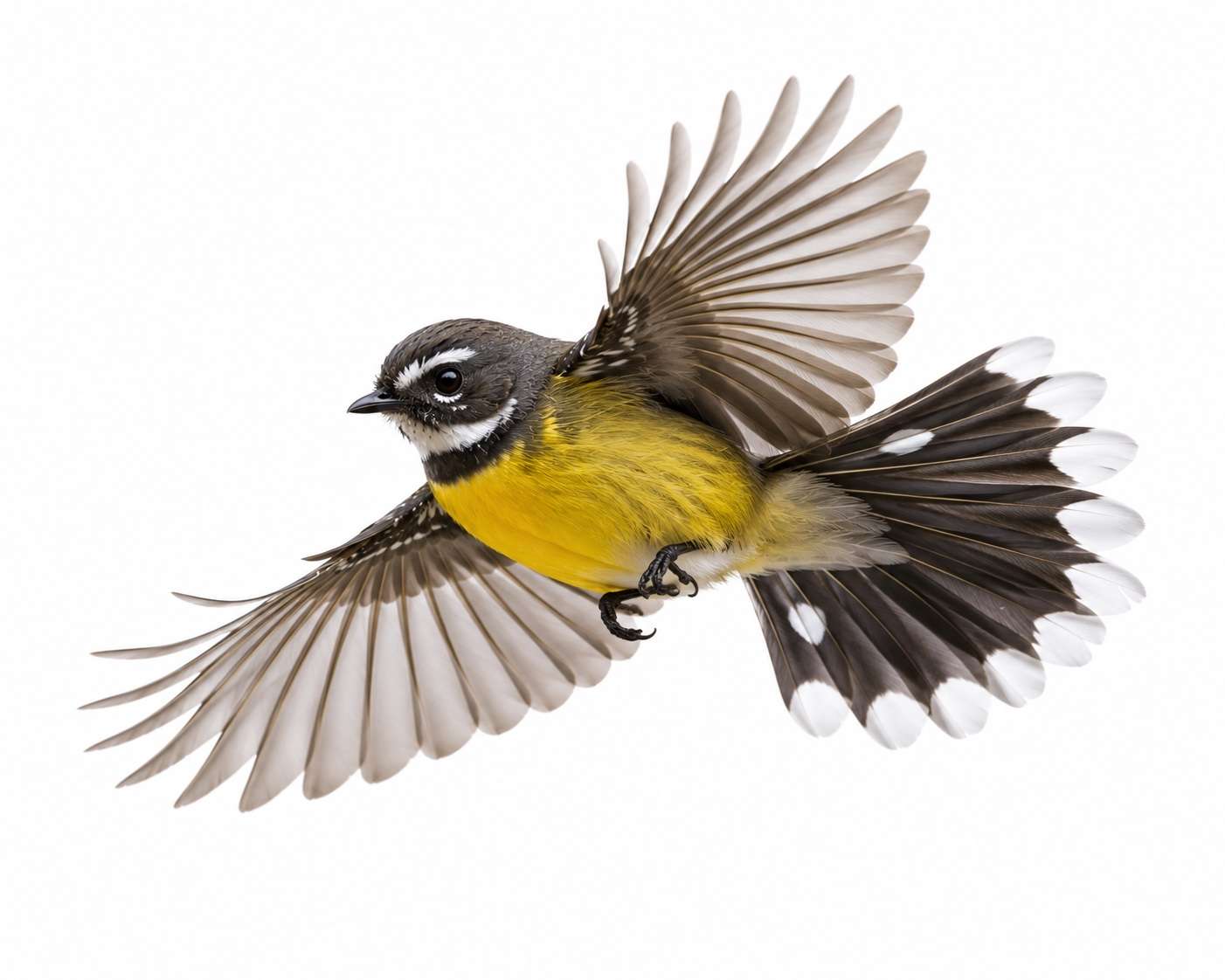 Yellow-bellied Fairy-Fantail