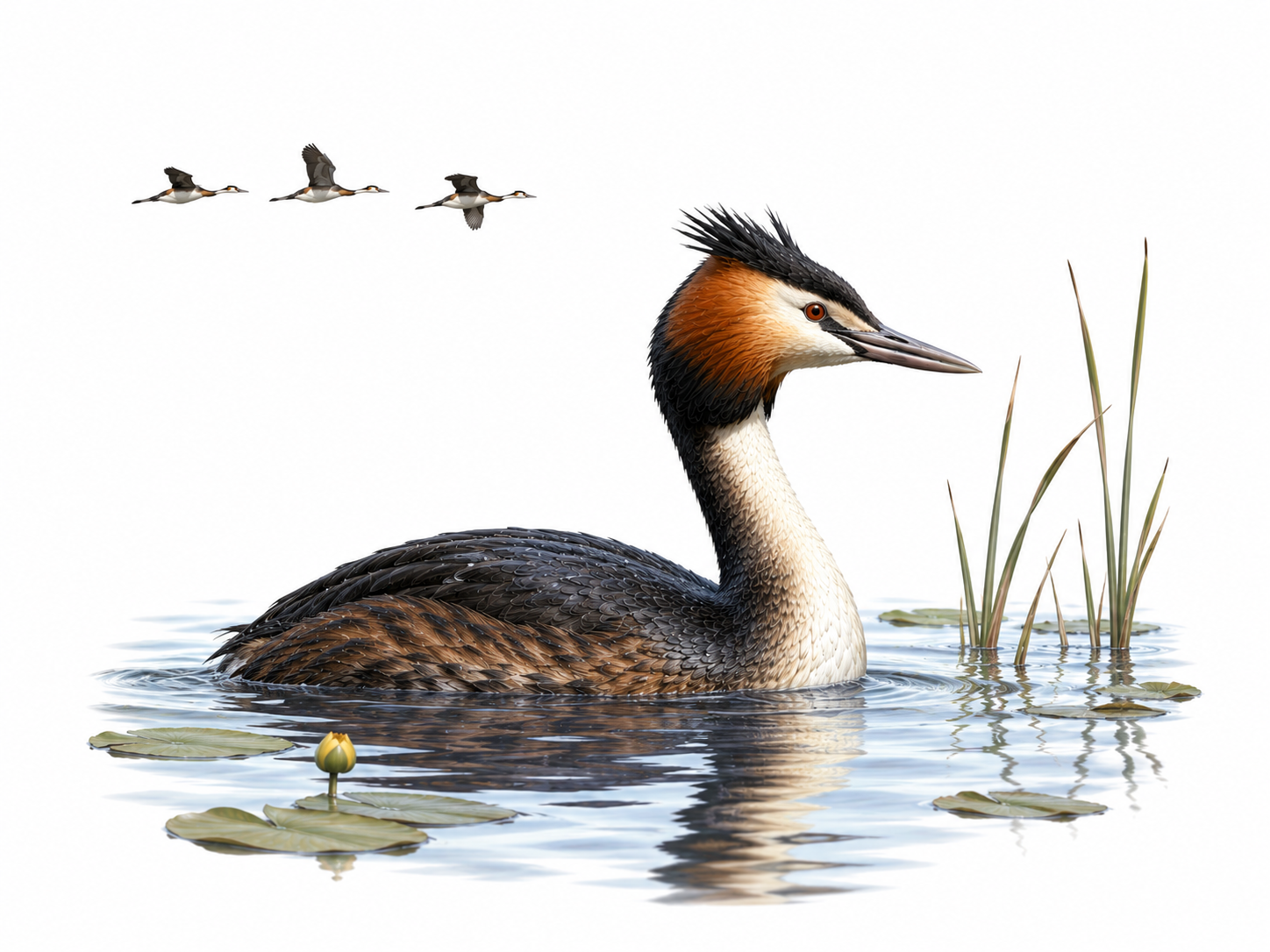 Great crested grebe